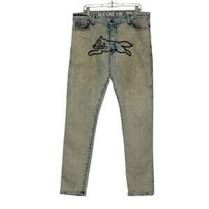 Billionaire Boys Club Ice Cream running dog straight leg jeans size 38